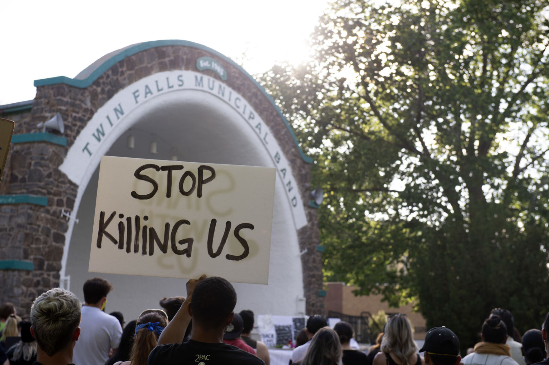 A vigil for George Floyd and others